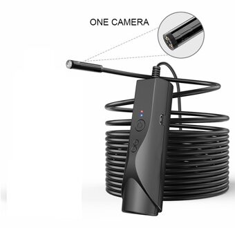 Hd 1080P Endoscoop Camera 8Mm Dual Lens Met Wit Licht 3.5M 5M Harde Kabel IP67 Endoscoop voor Ios Android Telefoon 1m / enkel en alleen een voorkant lens