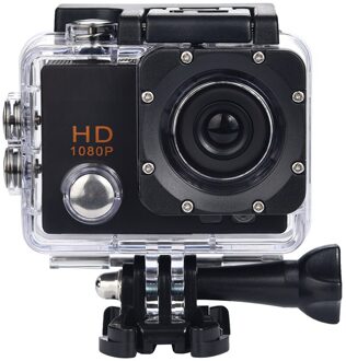 Hd 1080P Sport Waterdichte Cameracamera Dvr Cam Dv Video Camera Hd 1080P AU.20 zwart