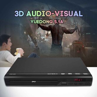Hd 1080P Usb Compatibel Audio Dvd-speler 5.1 Surround Sound Home Entertainment Alle Regio Gratis Video Voor Tv Met av Kabel Media EU
