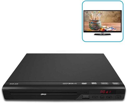 Hd 1080P Usb Compatibel Audio Dvd-speler 5.1 Surround Sound Home Entertainment Alle Regio Gratis Video Voor Tv Met av Kabel Media UK