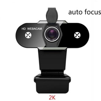 Hd 2K/1080P/720P/480P Autofocus Webcam Met Microfoon En Privacy Cover ruisonderdrukking High-Definition Usb Webcam Camera