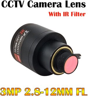 Hd 3Megapixel Varifocale Lens Met Ir Filter 3MP 2.8-12Mm M12 Mount 1/2.5 Inch Handmatige Focus En Zoom Voor Actie Camera Sport Cam