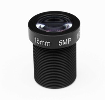 HD 5mp 16mm lens cctv IR Board 1/2. 5 "M12x0.5 view 50 m afstand 27 graden hoek MTV Vaste voor Beveiliging IP Camera