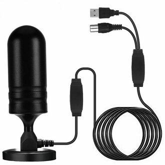 HD Antena Digitale HDTV Voor DVBT2/DVBT/ATSC/ISDBT TV Antenne VHF-Band III 174- 230 mhz UHF: 470-862 mhz Digitale TV Antenne zwart