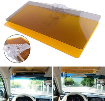 Hd Auto Anti-Glare Dazzling Goggle Day & Night Vision Rijden Spiegel Zonnekleppen