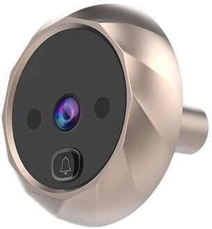 Hd Deur Viewer Lange Standby Video 2.8Inch Intercom Infrarood Motion Sensor Nachtzicht Camera Deurbel Home Security Camera Goud
