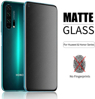 HD Matte Tempered Glass For Huawei Nova 5T P30 P20 P40 Lite Screen Protector For Huawei Honor 20 Lite View 20 30 Pro 8X 9X Glass