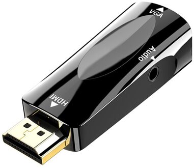Hd Naar Vga Adapter Converter Home Office Man-vrouw Video Adapter Met 3.5 Mm Audio Kabel nee.1