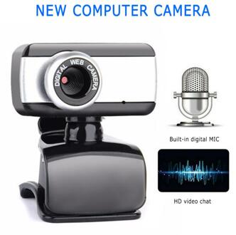 Hd Usb 2.0 Webcam Met Microfoon Voor Laptop Desktop Pc Computer Web Camera Draaibare Camera 'S Voor Live-uitzending Video Bellen werk