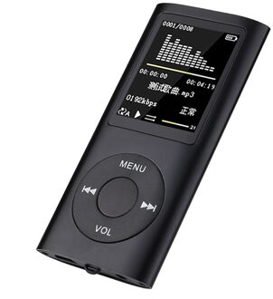 HD Video Card MP3 Klassieke 32GB Draagbare 1.8 "LCD HD Video Card MP3 MP4 Ondersteuning Music Video Media speler FM Radio Ingebouwde HD Mic zwart