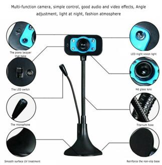 Hd Webcams Computer Video Webcam Usb Camera Ingebouwde Microfoon Video Onderwijs Live Met Microfoon Computer Randapparatuur