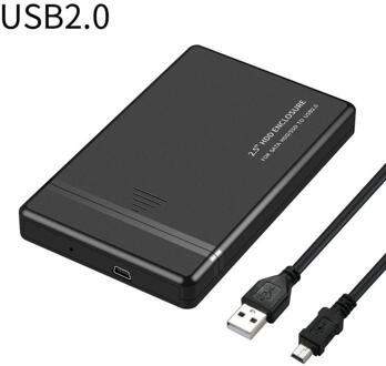 Hdd Case 2.5 Sata Naar Usb 3.0 2.0 Adapter Harde Schijf Behuizing Voor Ssd Schijf Hdd Box Type C 3.1 case Hd Externe Hdd Behuizing USB 2.0