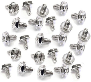 HDD & PSU schroefjes 24x zilver