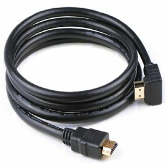 HDMI Cable v2.0a 90°angled ,Into,Gilded,M/M,1.8m - small