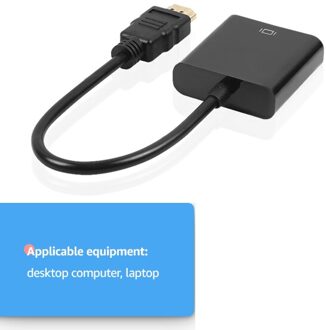 Hdmi-Compatibel Naar Vga Adapter Kabel Hdmi-Compatibel Vga 1080P Video Converter Digitaal Naar Analoog Voor PS4 Laptop Projector reeks 1
