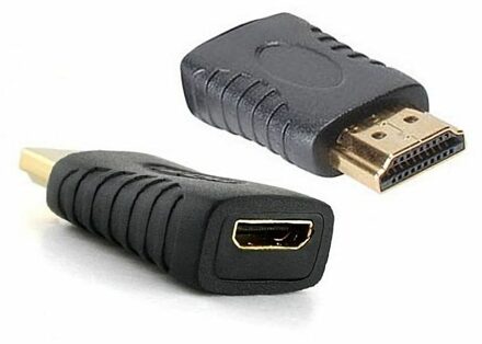 HDMI Koppelstuk M/F Verguld - small