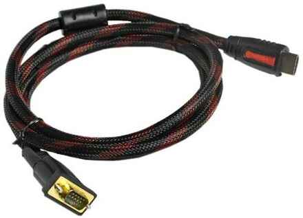 HDMI Male To VGA HD-15 Male Cable 5M