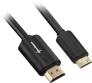 HDMI > mini-HDMI 2.0 kabel, 3,0 meter Zwart