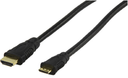 HDMI naar mini HDMI-kabel 1,5m verguld