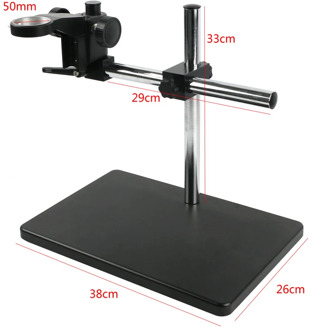HDMI USB Video Microscope Camera Adjustable Boom Table Working Stand Holder + 50mm Ring Holder + Multi-axis Adjustable Metal Arm