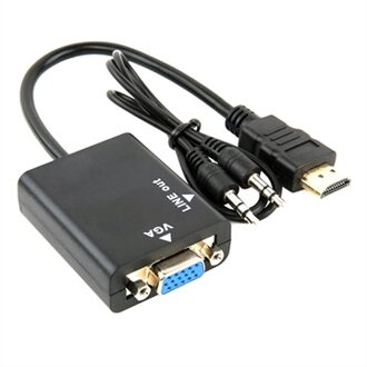 HDMI / VGA Adapter met 3.5mm AUX Kabel