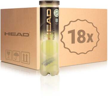 Head 18x verpakking 4 stuks Tour XT In een doos geel - nosize