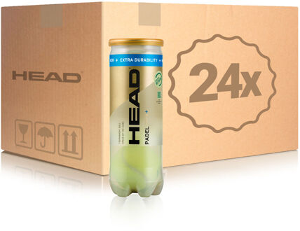 Head 24x verpakking  3 stuks Padel Pro S+ In een doos geel - nosize