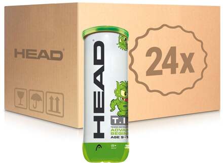 Head 24x verpakking  3 stuks TIP (Stage 1 ) In een doos geel - nosize