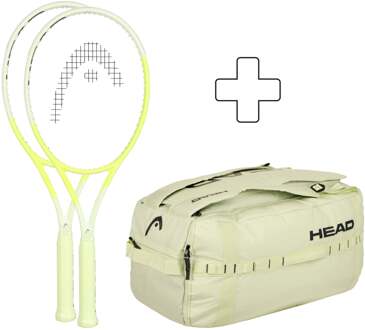 Head 2x Extreme Pro 2024 Plus rackettas limoen - 1,2,3,4
