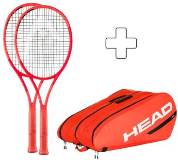 Head 2x Pro 2025 Plus rackettas rood - 3