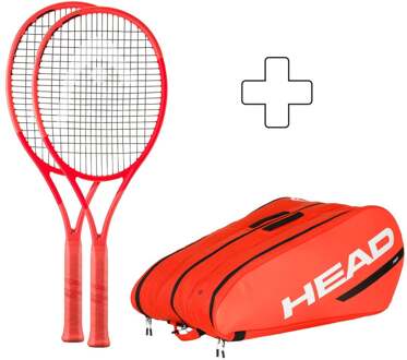 Head 2x Team 2025 Plus rackettas rood - 4
