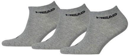 Head 3-pack Unisex Sneaker Sock Grey-43-46 Grijs - 43/46