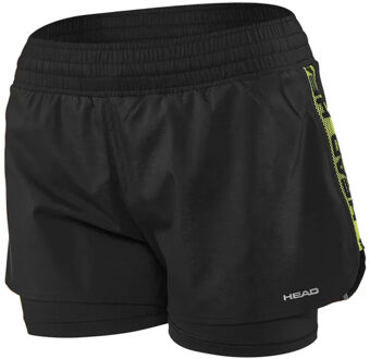 Head Advantage Vrouwen Zwart Tennisshort - L