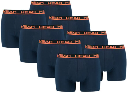 Head boxershort basic 8-pack blue / orange-L Blauw,Oranje - L