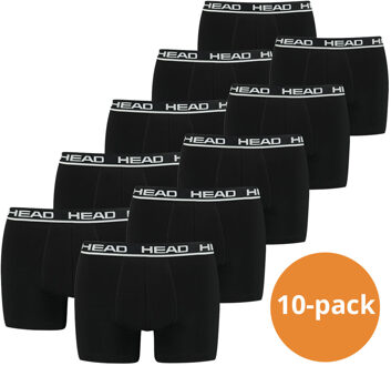 Head boxershorts black 10-Pack-XL Zwart - XL