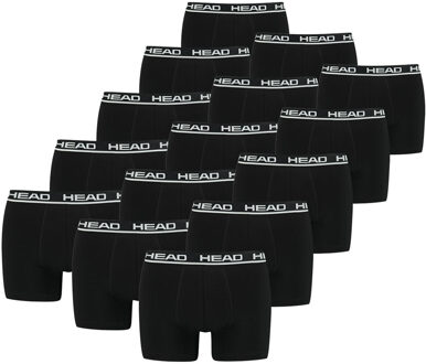 Head boxershorts black 15-Pack-XL Zwart - XL