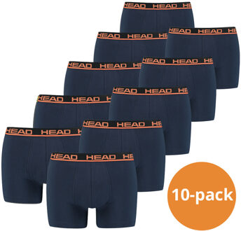 Head boxershorts Orange/Peacoat 10-Pack-XL Blauw - XL