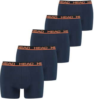 Head boxershorts Orange/Peacoat 5-Pack-L Blauw - L