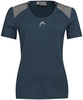 Head Club 22 Tech T-shirt Dames donkerblauw - L