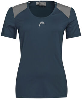 Head Club 22 Tech T-shirt Dames donkerblauw - XL