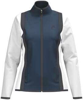 Head Club 25 Jacket Dames Trainingsjack Dames-Donkerblauw,Wit - XS,S,M,L,XL