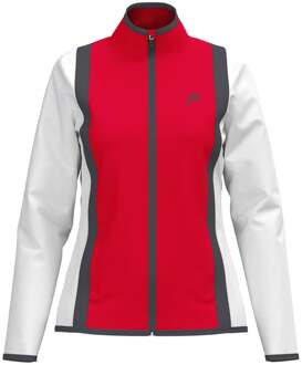 Head Club 25 Jacket Dames Trainingsjack Dames-Rood,Wit - XS,S,M,L