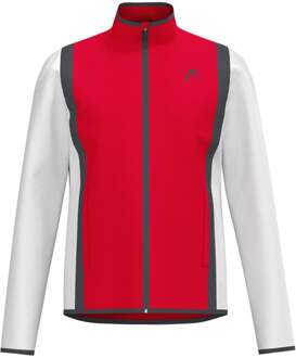 Head Club 25 Jacket Heren Trainingsjack Heren-Rood,Wit - XL