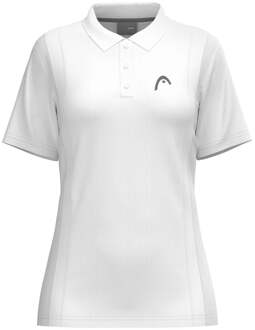Head Club 25 Tech Polo Dames-Wit - XS,S,M,L,XL,XXL,3XL