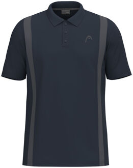 Head Club 25 Tech Polo Heren donkerblauw - XXL
