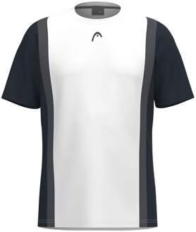 Head Club 25 Tech T-shirt Heren-Donkerblauw,Wit - L