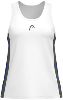 Head Club 25 Tech Tanktop Dames-Wit,Donkerblauw - M