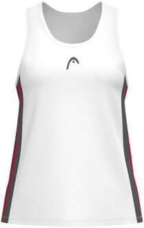 Head Club 25 Tech Tanktop Dames-Wit,Rood - XS,S,M,L,XL,XXL,3XL