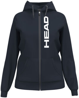 Head Club Original Full Zip Sportjas Dames-Donkerblauw - L