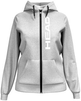 Head Club Original Full Zip Sportjas Dames-Lichtgrijs - XS,S,M,L,XL,XXL,3XL